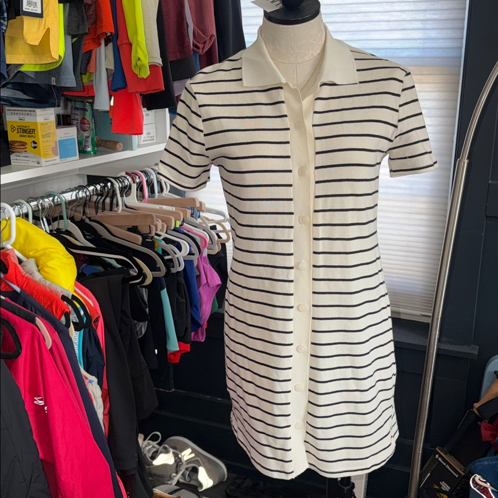 NWT ZARA polo mini dress casual med